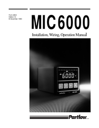 Thumbnail of document Manual - MIC 6000 Profile Controller